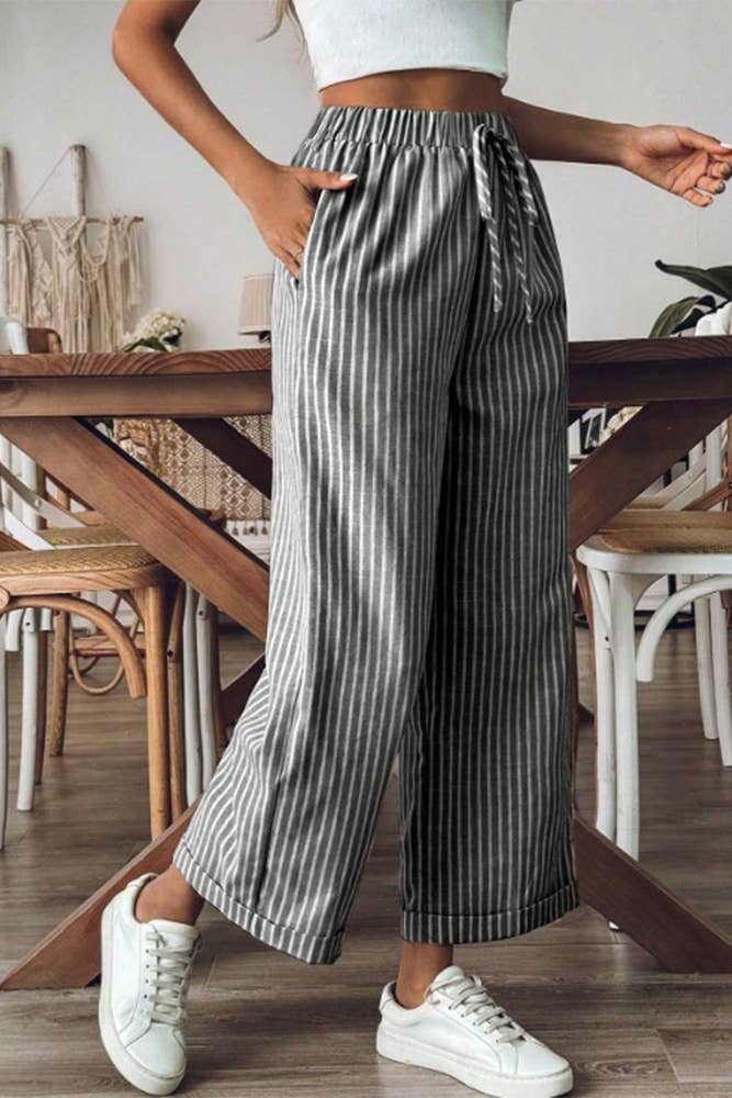 Modern Stripe Culotte