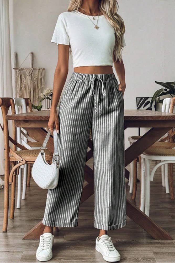 Modern Stripe Culotte