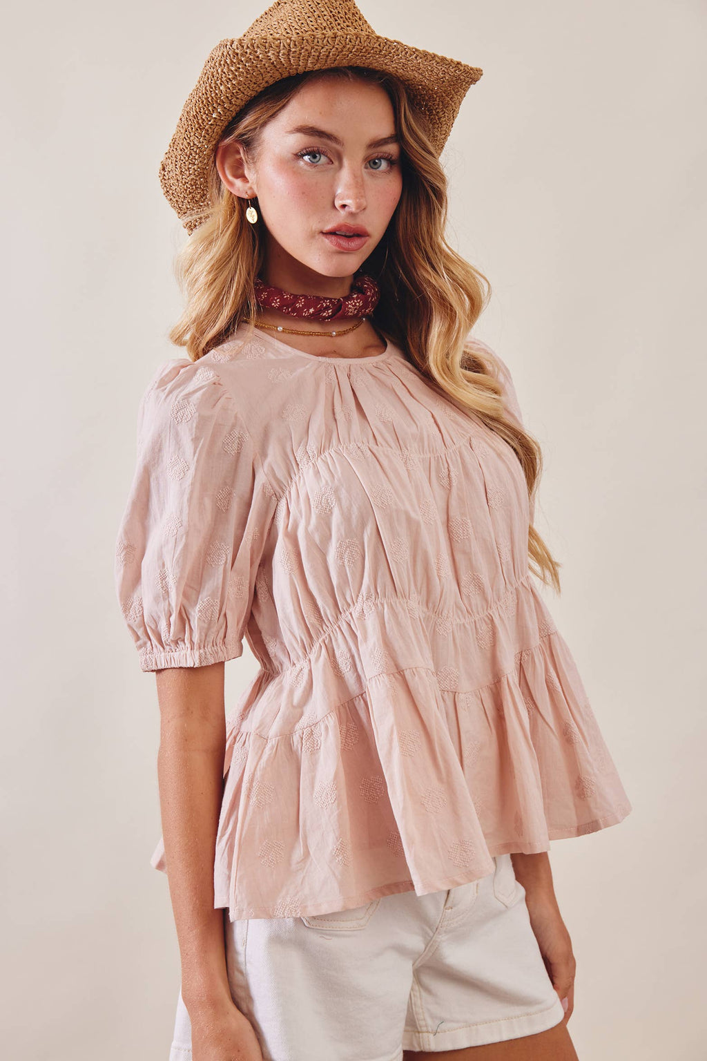 The Rose Peplum Blouse