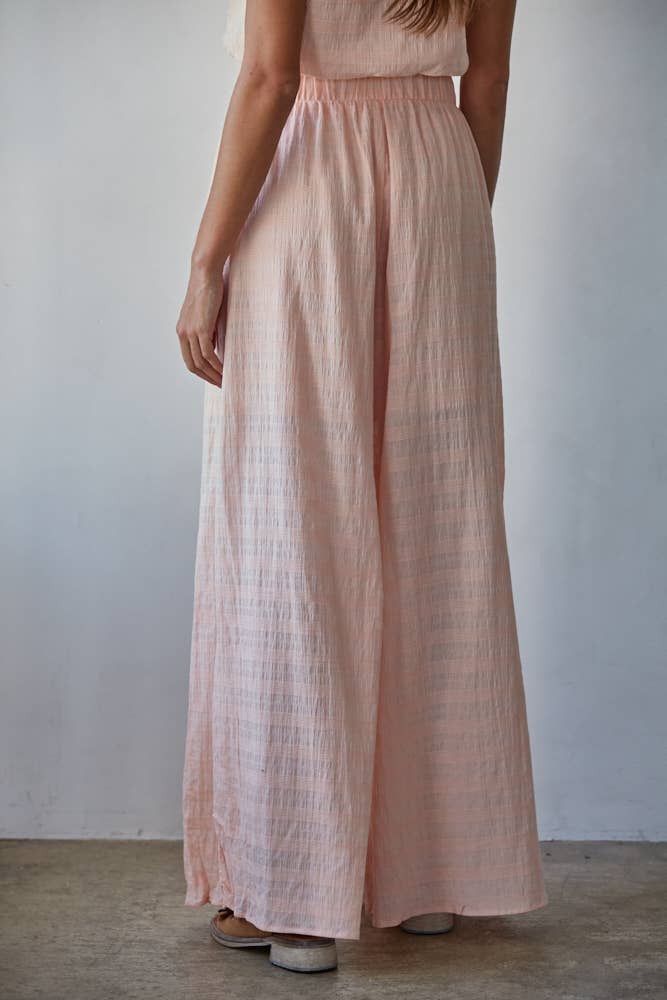 Blush & Breezy Wide Leg Pants