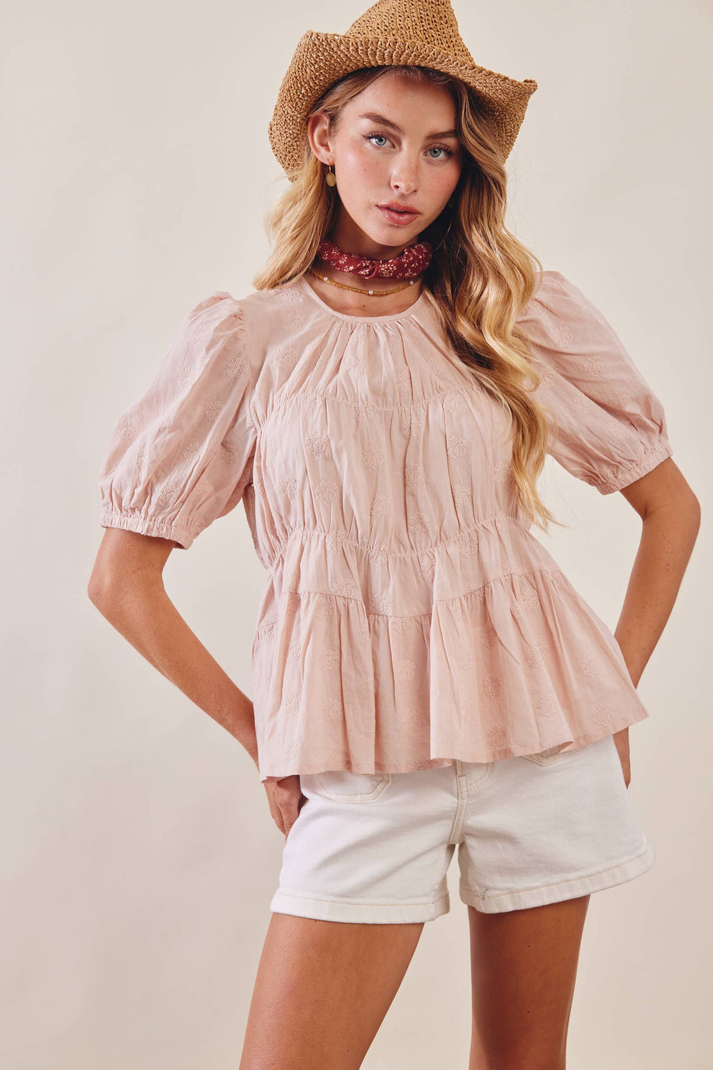 The Rose Peplum Blouse