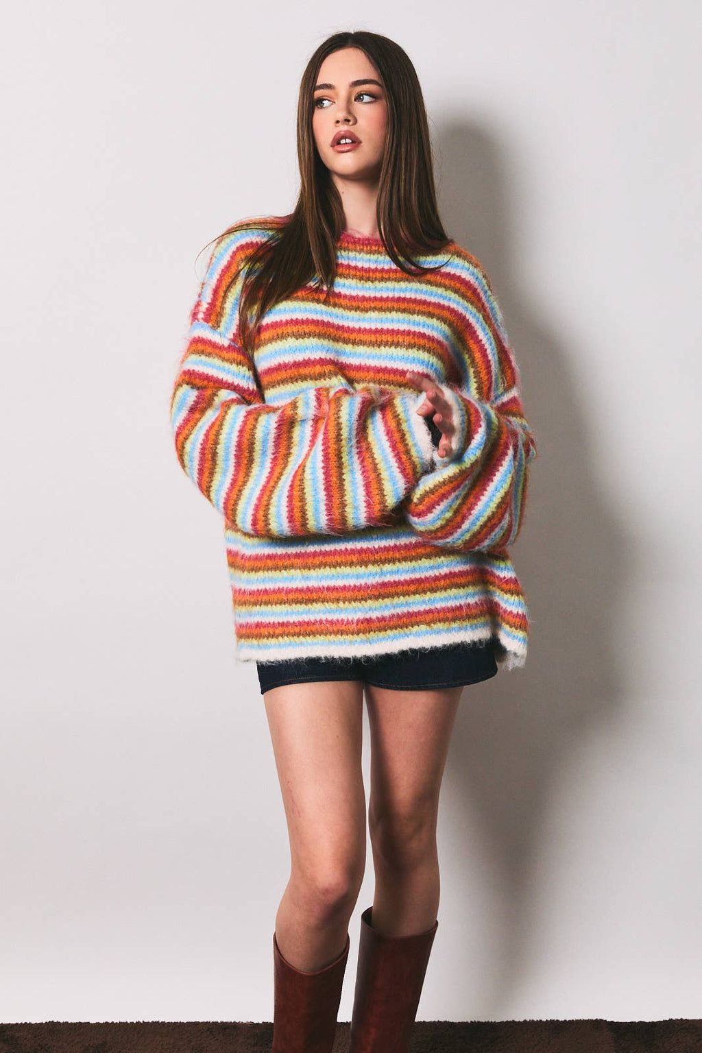 Golden Hour Striped Sweater