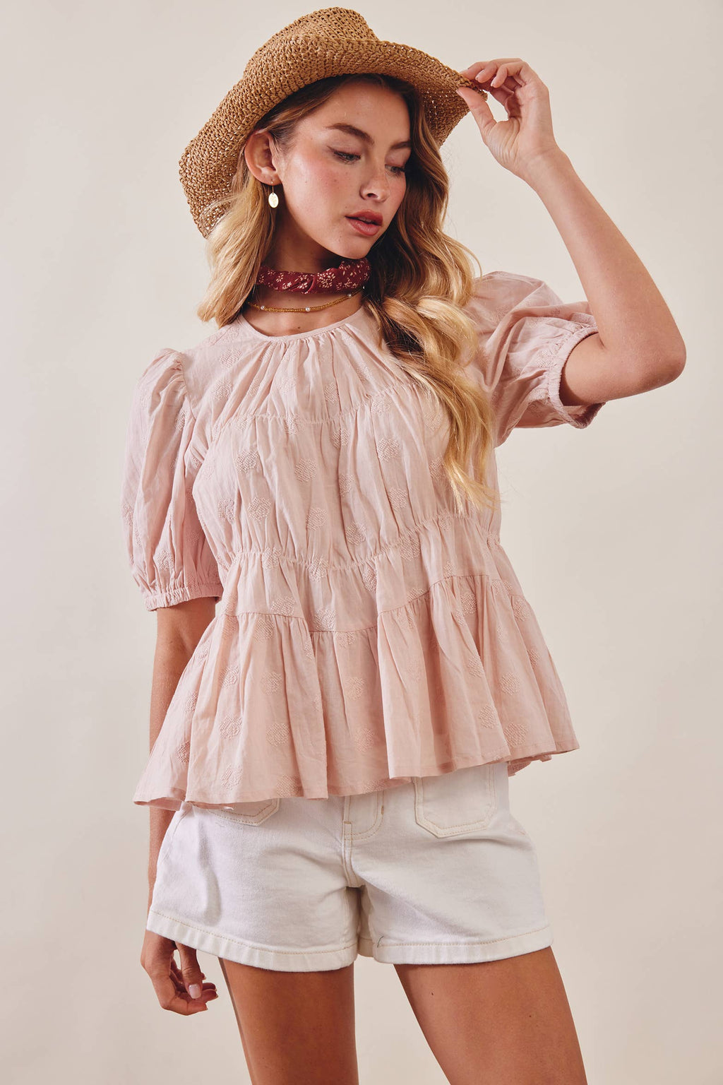 The Rose Peplum Blouse