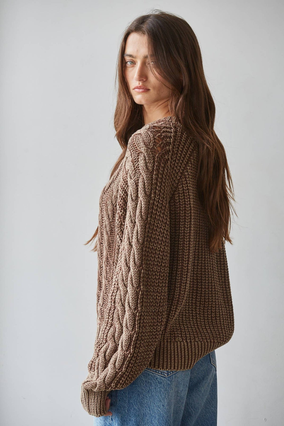 The Nora Cable Knit Sweater