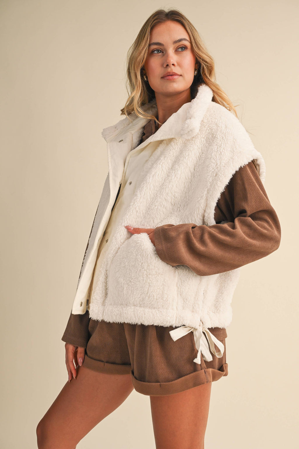 Honey Hug Fleece Vest