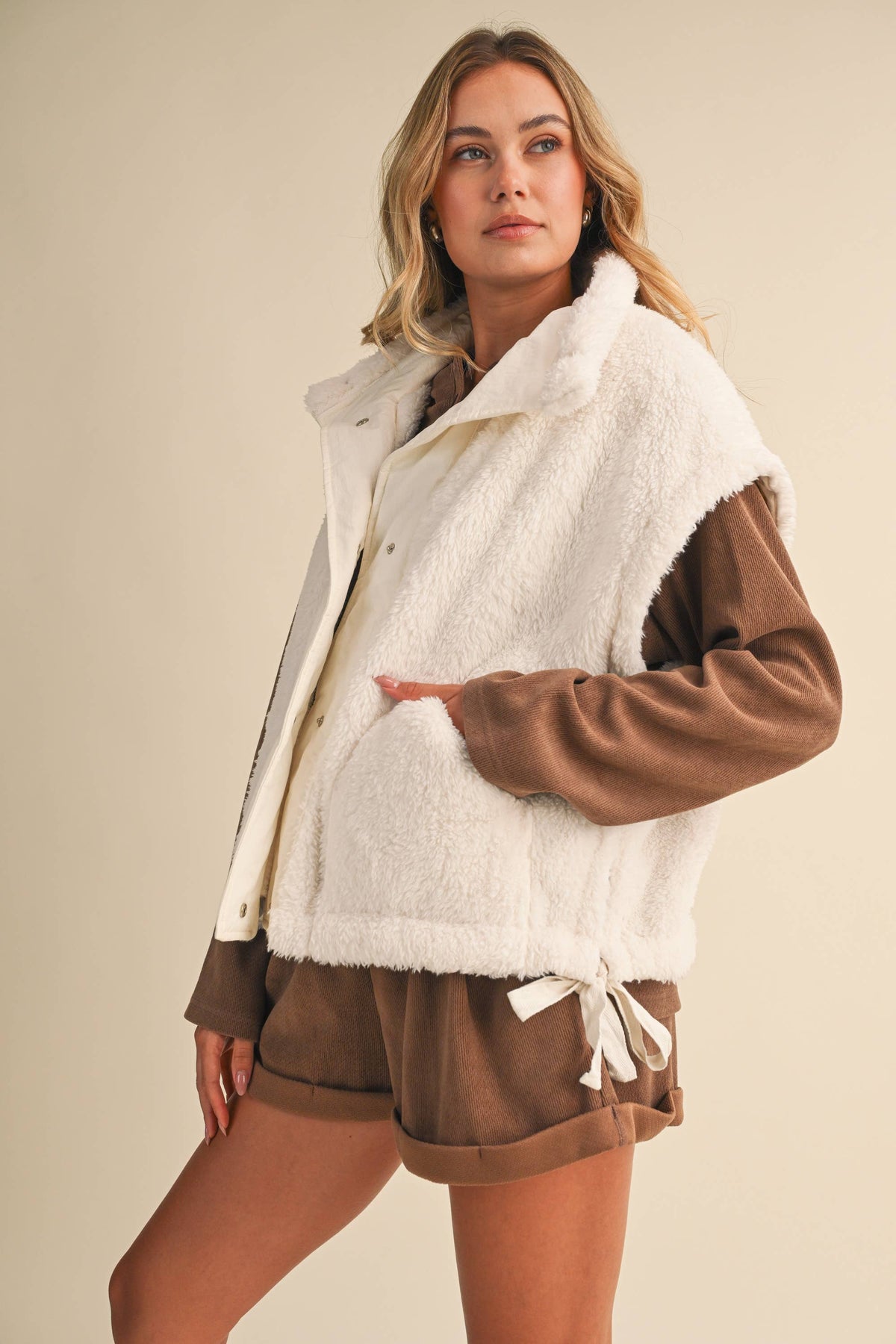Honey Hug Fleece Vest
