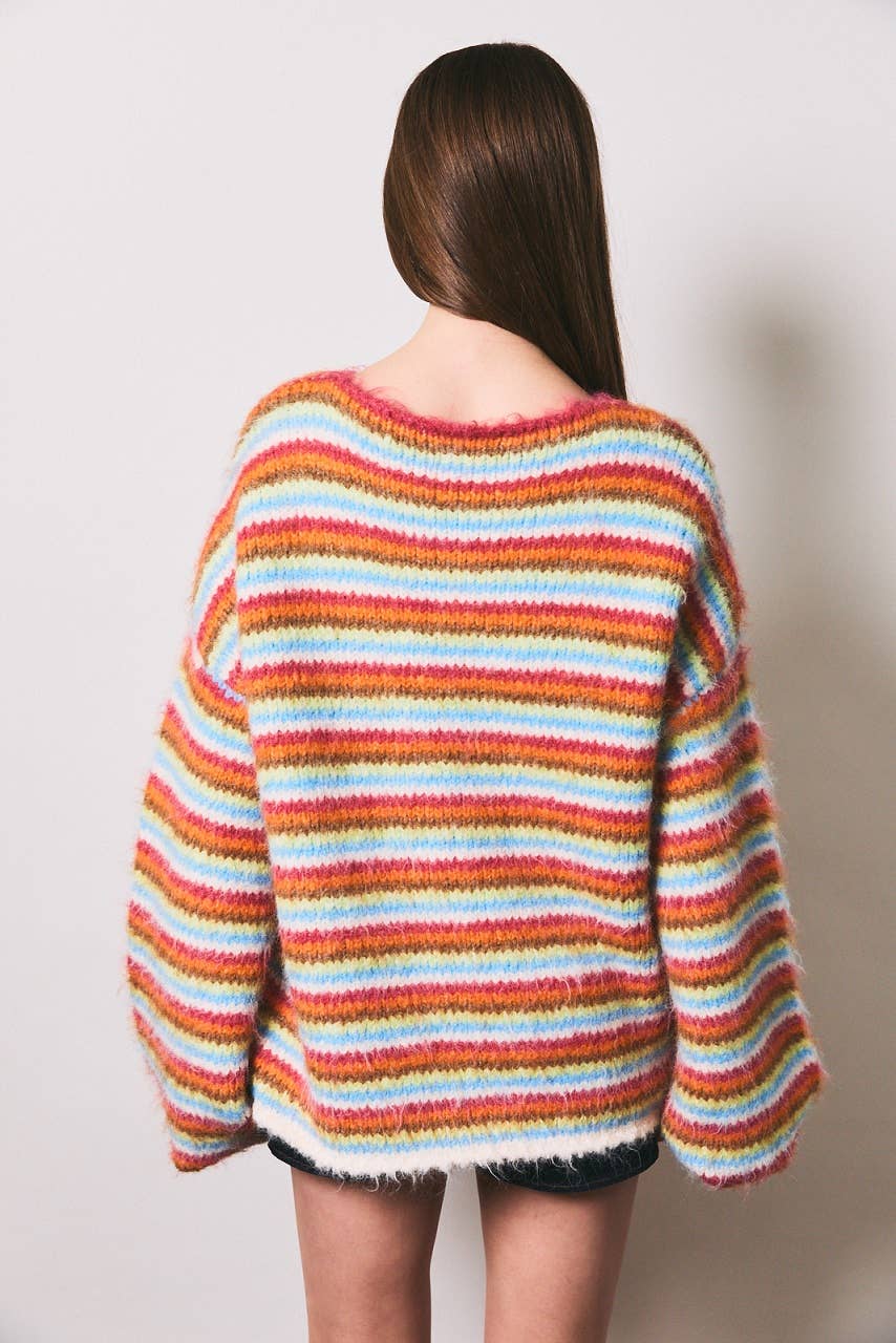 Golden Hour Striped Sweater