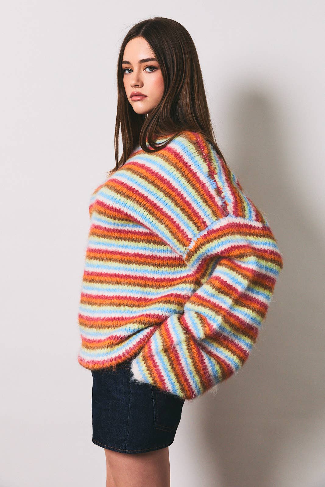 Golden Hour Striped Sweater