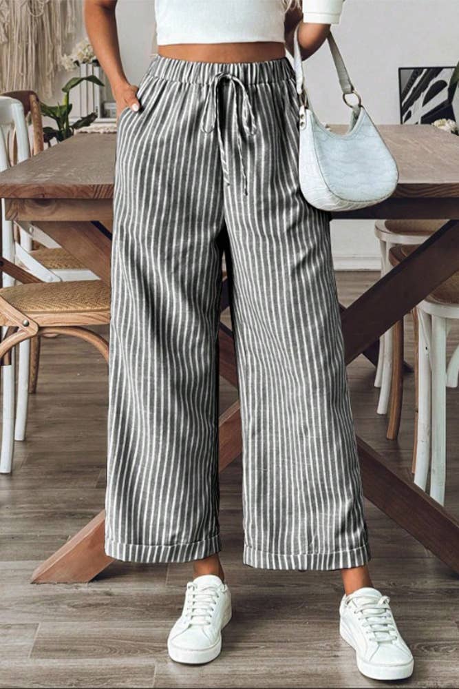 Modern Stripe Culotte