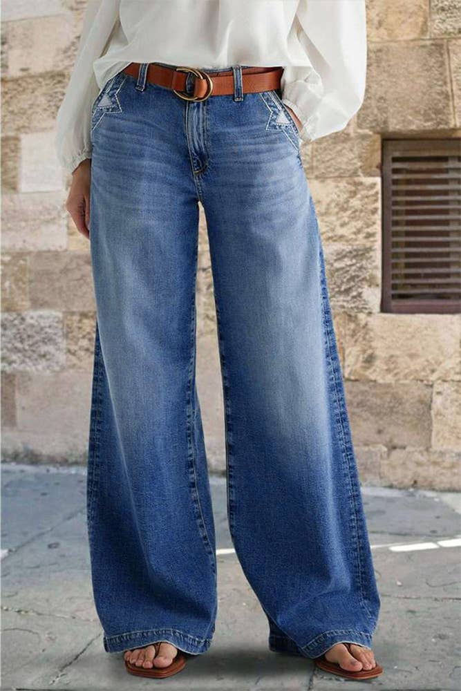 Vintage Embroidered Denim