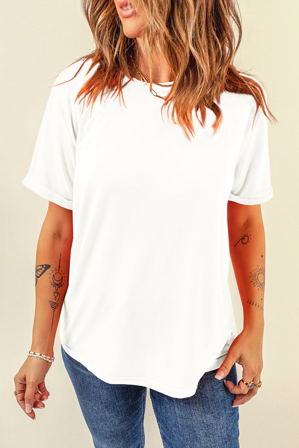 The White Crew Tee