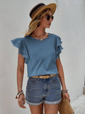 Petal Ruffle Blouse