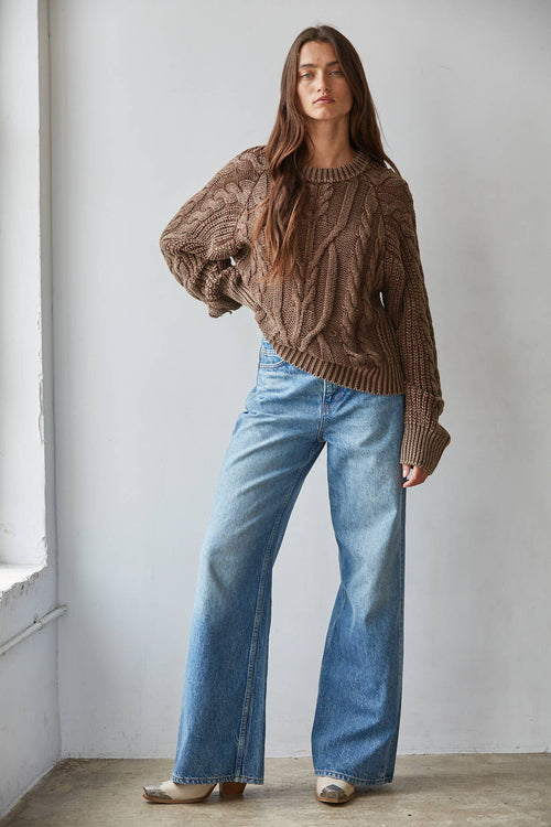 The Nora Cable Knit Sweater