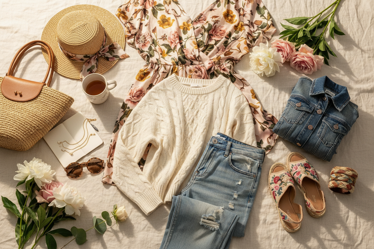 Boutique Flat Lay Editorial