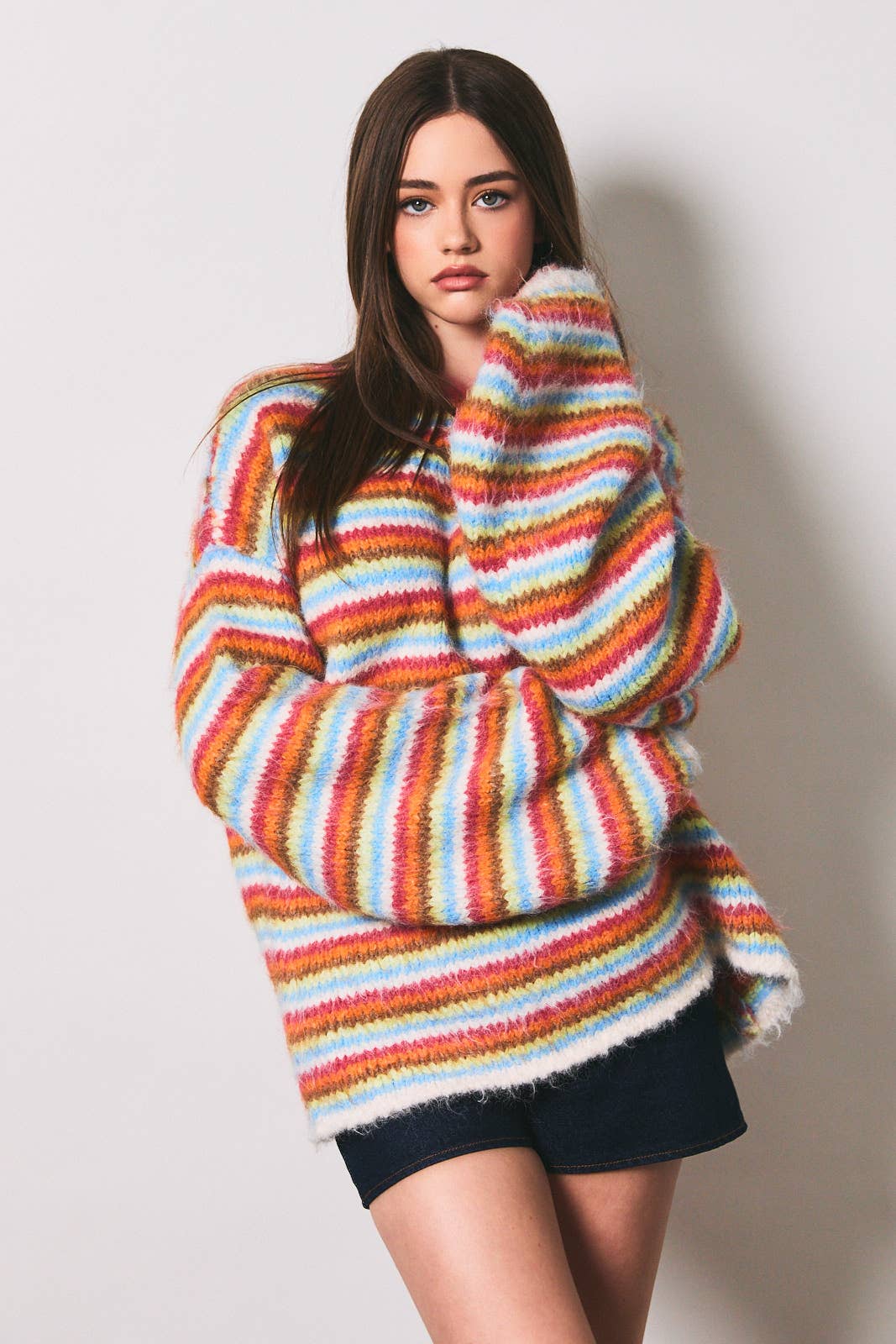 Golden Hour Striped Sweater