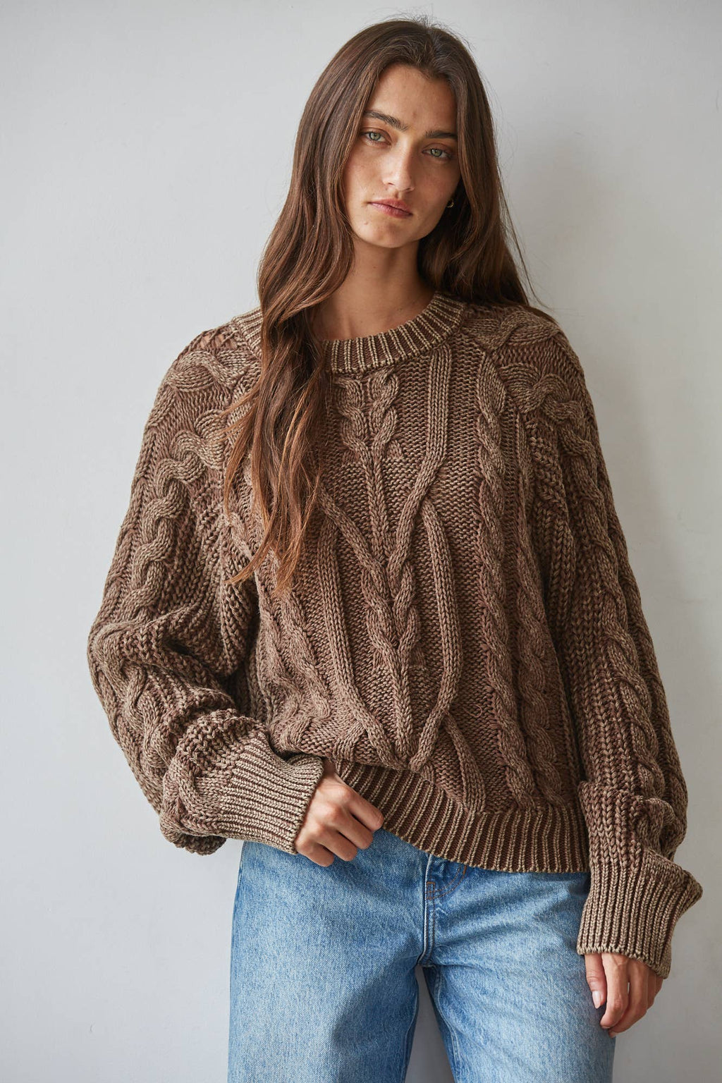 The Nora Cable Knit Sweater