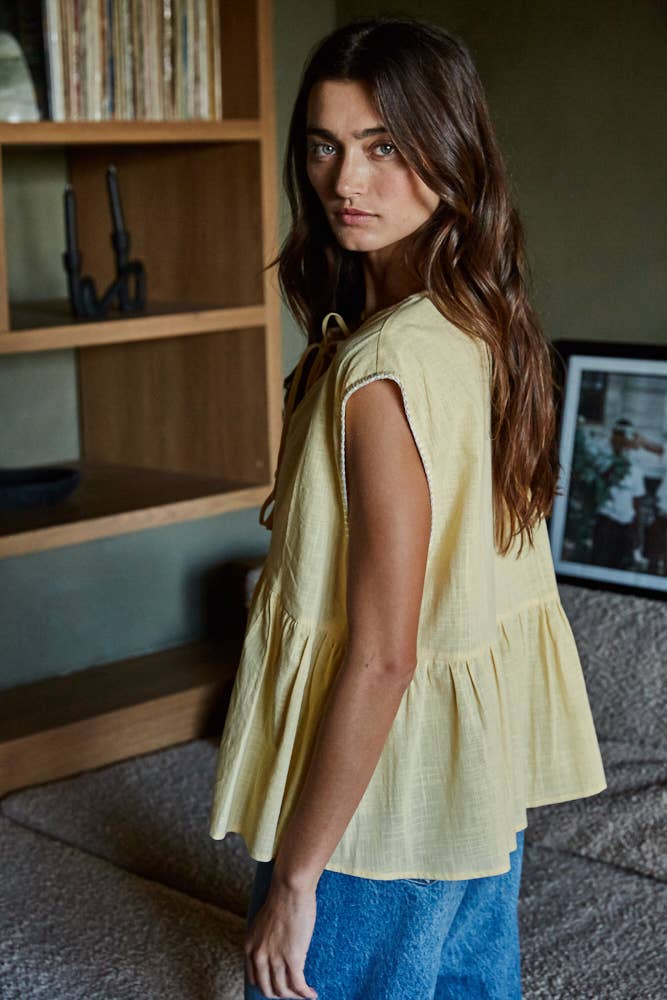 Butter Baby Doll Top