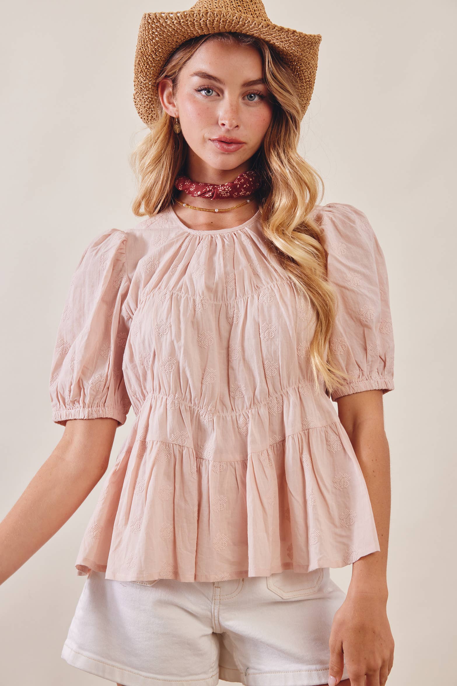 The Rose Peplum Blouse